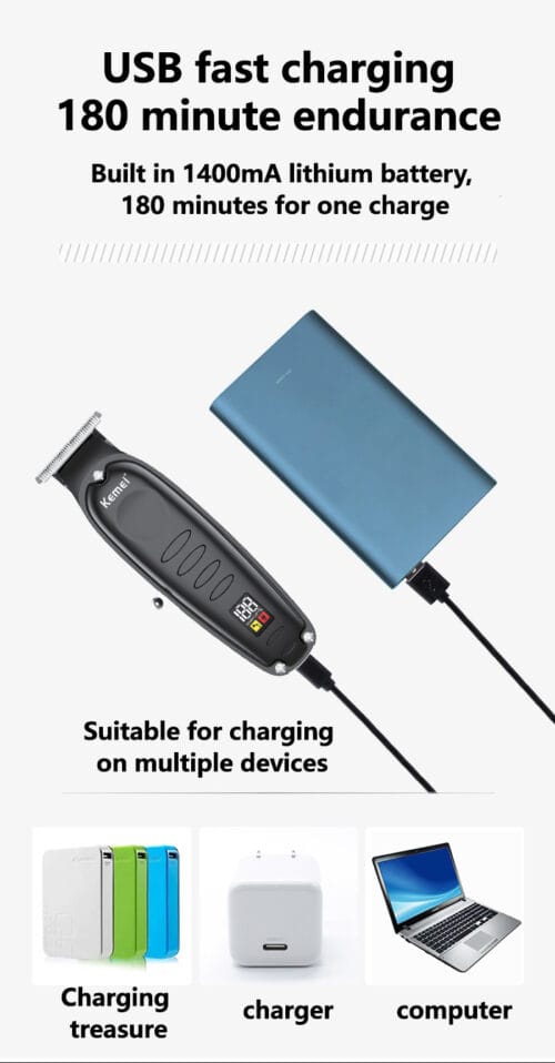 Təraş aparatı Kemei H71 - Image 6