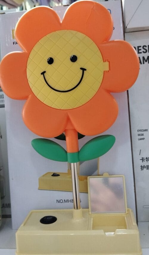 Masaüstü çiçək formalı sevimli lampa